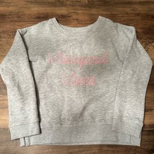 Vineyard Vines Girls Grey Crewneck Sweatshirt | Size M